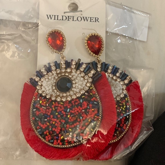 Handmade Boho beaded earrings 3 - Picture 9 of 9